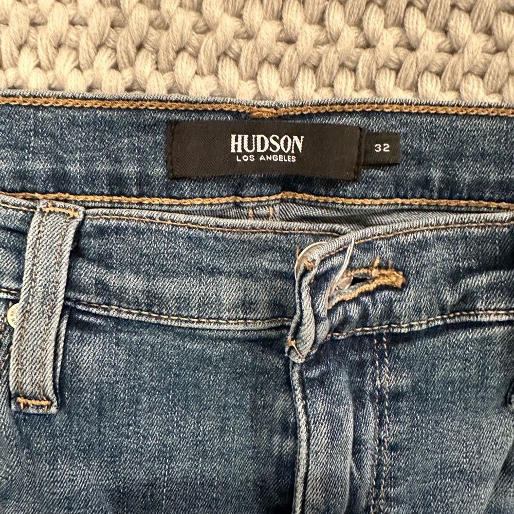 Hudson Barbara  Blue Jeans 32 - Picture 2 of 4
